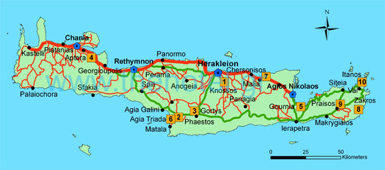 Ancient and Archaeological Sites in Crete