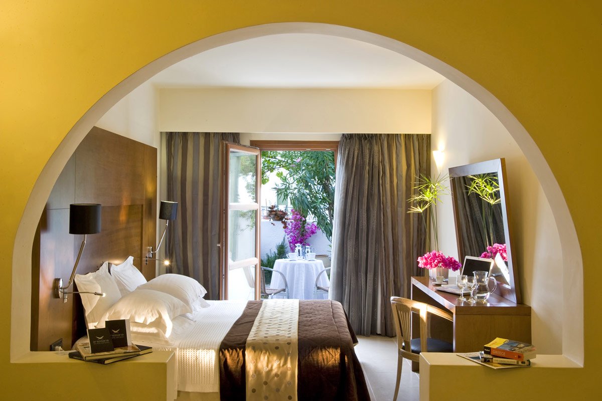 bedroom suite on Aressana Spa Hotel   Suites  Fira  Santorini