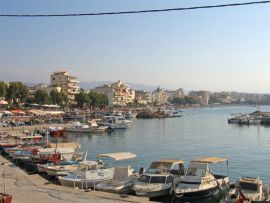 Waterfront of Nea Chora