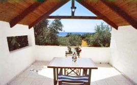 Olive Tree Cottages, Paleochora, veranda-view-sea-1