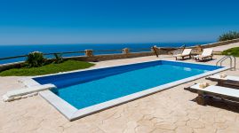 Libyan View Villa, Плакиас, pool-sea-view-11