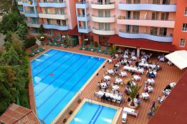 Bio Suites Hotel, Rethymnon town, bio-suites-hotel-pool-area