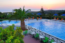 Aloni Suites, Kalathas, Aloni Suites swimming pool sunset 2