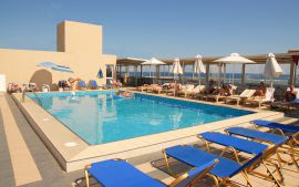 Achillion Palace, Rethymnon town, swimming-pool-terrace-small