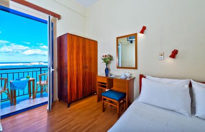 Lucia Hotel, Χανιά, double-room-sea-view-big