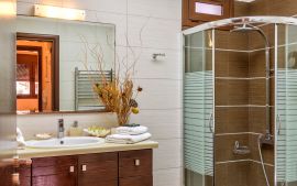 Villa by the Sea, Ierapetra, Bathroom with shower