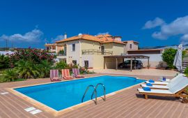 Villa by the Sea, Ierapetra, Pool area