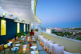 Lato Boutique Hotel, Heraklion Town, Roof garden restaurant with panoramic view