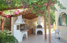 Villa Athina, Stalos, barbecue area 1