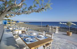 CHC Coriva Beach, Ierapetra, coriva exterior restaurant area 1