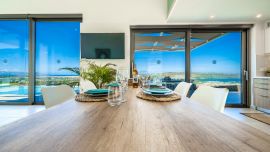 Villa Infinity View, Nerokoúros, dining table