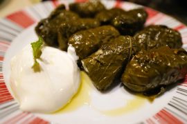 Traditional Chef, Rethymno, dolmades-stuffed-vine-leaves