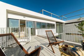 Futuristic Villa, Agioi Apostoloi, bedroom 1 balcony 1b