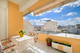 Port Apartment, Chania town, balcony dining area 1