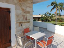Danai Traditional Apartment, Platanias, outdoor dining table gound floor 1