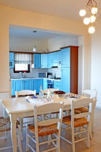 Villas Milos, Agia Pelagia, villa-II-kitchen-1