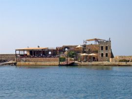 Cafe in Venetian harbour