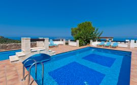 Villa Georgokastelo, Stalos, villa georgokastelo private pool 1a