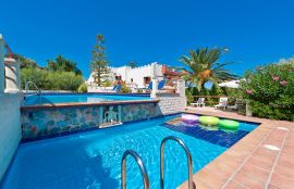 Thodorou Sunset Villa, Stalos, pool-area-2a
