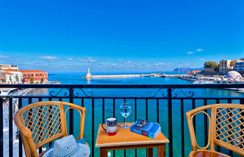 Lucia Hotel, Chania town, sea-view-IV