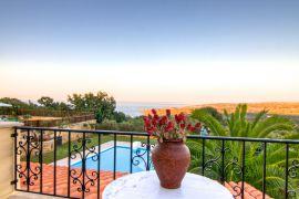 Flower Villas, Gerani, 3-bdm-balcony-view-1