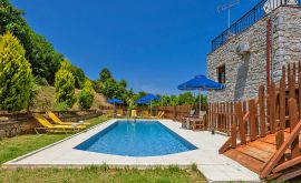 Charming Villa, Platanias, pool-area-VI