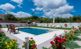 Pretty Villa, Platanias, pool-area-12