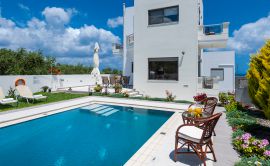 Pretty Villa, Platanias, pool-area-13