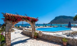 Blue Beach Apartments, Stavros, pool-area-14