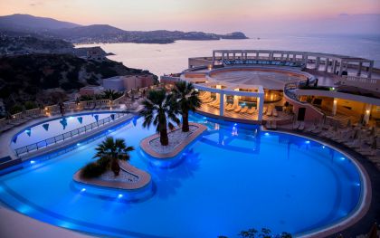 CHC Athina Palace Hotel and Spa, Agia Pelagia, pool-area-5a