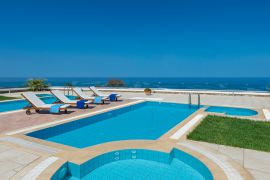 Villas Milos, Agia Pelagia, swimming-pool-area-4