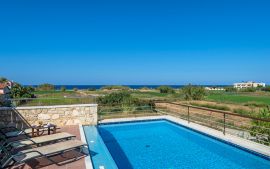 Corali Villas, Тавронитис, pool-sea-view-1a