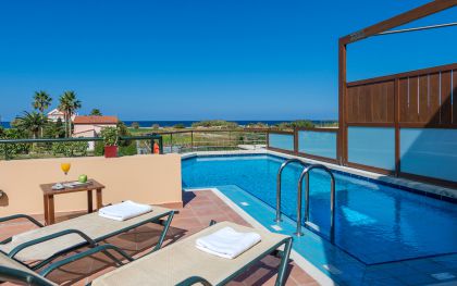 Corali Villas, Тавронитис, pool-deck-1b