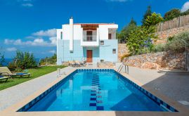 Okeanides Villas, Μπαλί, swimming-pool-area-pitho-1d