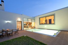 Modern Interior Villa, Maleme, poolview 1c