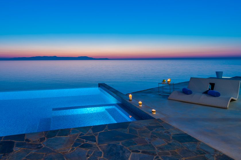 Villa Kyma, Tersanas, villa kyma private pool 1