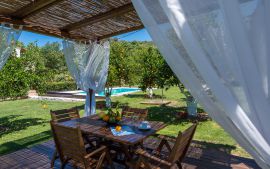 Nature Heaven Villa, Tavronitis, shaded-kiosk-mj-3