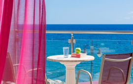 Paleochora Apartments, Palaióchora, balcony 1 sea view