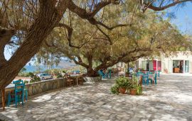 Falassarna Beach Hotel, Φαλάσσαρνα, tavern exterior 1