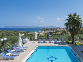 Cactus Apartments, Stalos, view from the pool 2