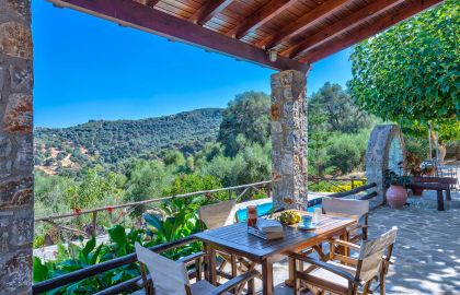 Villa Olive, Voukolies, villa-olive-mountain-view-3