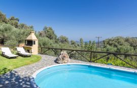 Villa Olive, Voukolies, villa-olive-poolview-1