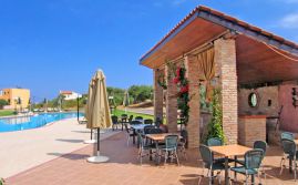 Areti Apartments, Megala Horafia, areti-pool-bar-III