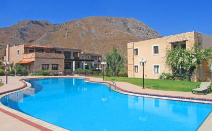 Areti Apartments, Megala Horafia, areti-courtyard-I