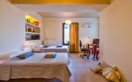 Villas Milos, Αγία Πελαγία, villaIII-twin-bedroom