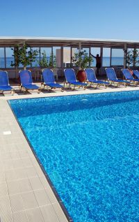 Achillion Palace, Ретимно town, swimming-pool-terrace-2