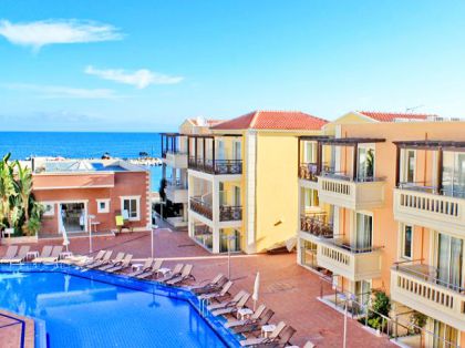 Porto Kalamaki Hotel, Каламаки, pool-area-aerial