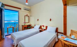 Lucia Hotel, Chania town, double-room-sea-view-1b