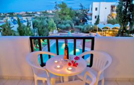 Club Lyda Hotel, Γούβες, balcony-pool-view