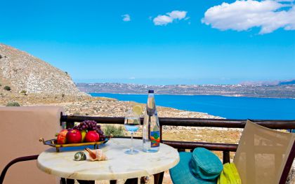 Areti Apartments, Megala Horafia, balcony-view-Ia-big